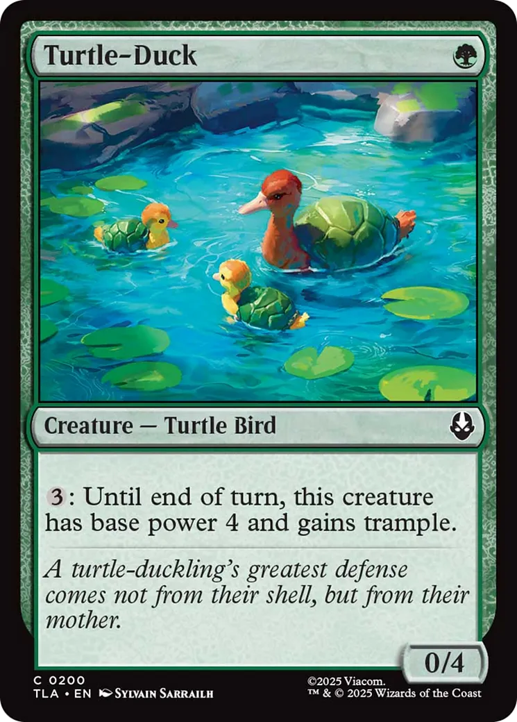 Turtle-Duck — Avatar: The Last Airbender — Magic: The Gathering
