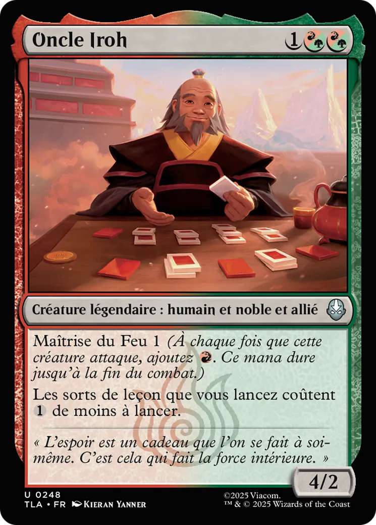 Oncle Iroh — Avatar: The Last Airbender — Magic: The Gathering