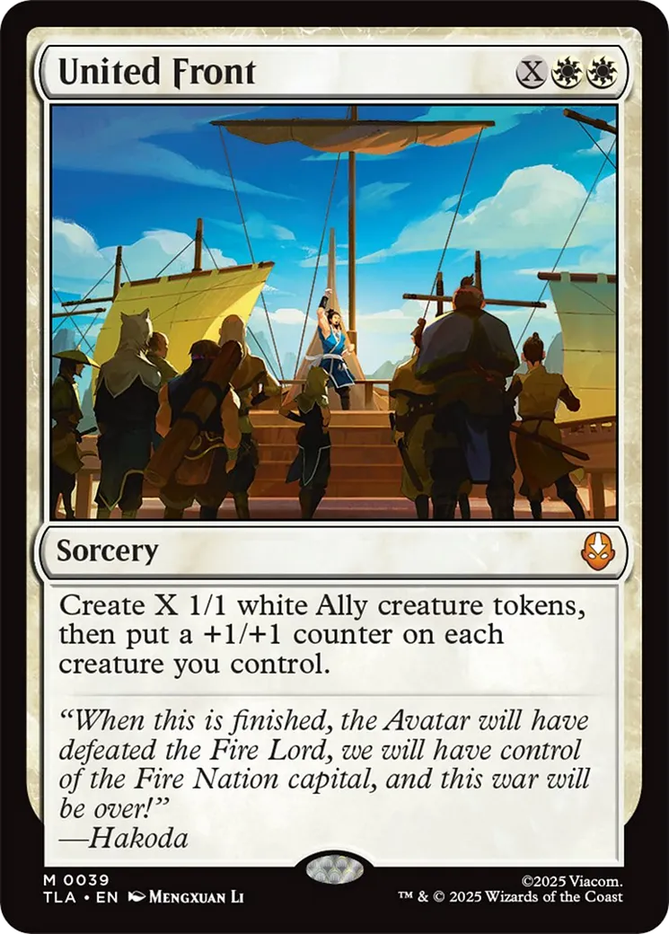United Front — Avatar: The Last Airbender — Magic: The Gathering