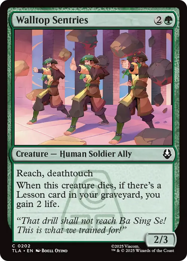 Sentinelles du mur — Avatar: The Last Airbender — Magic: The Gathering