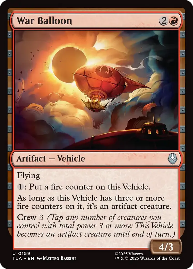 War Balloon from Avatar: The Last Airbender - Magic: The Gathering