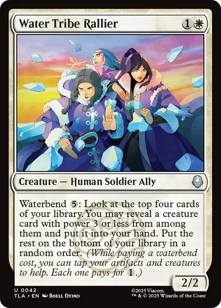 Rallieur de la Tribu de l'Eau — Avatar: The Last Airbender — Magic: The Gathering