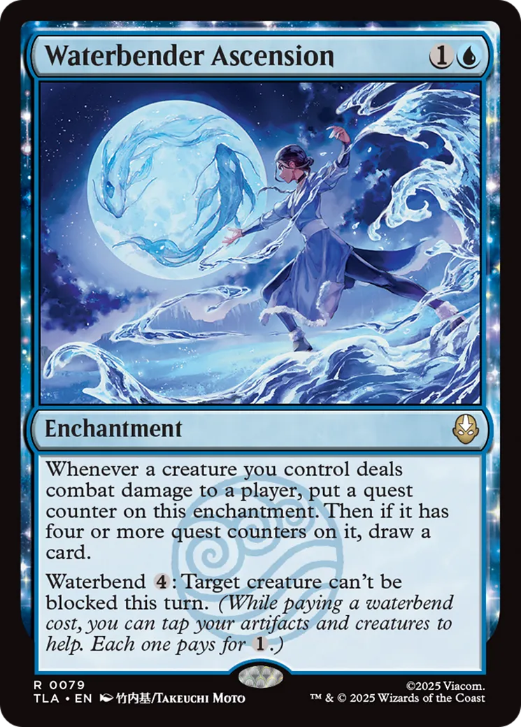 Waterbender Ascension — Avatar: The Last Airbender — Magic: The Gathering