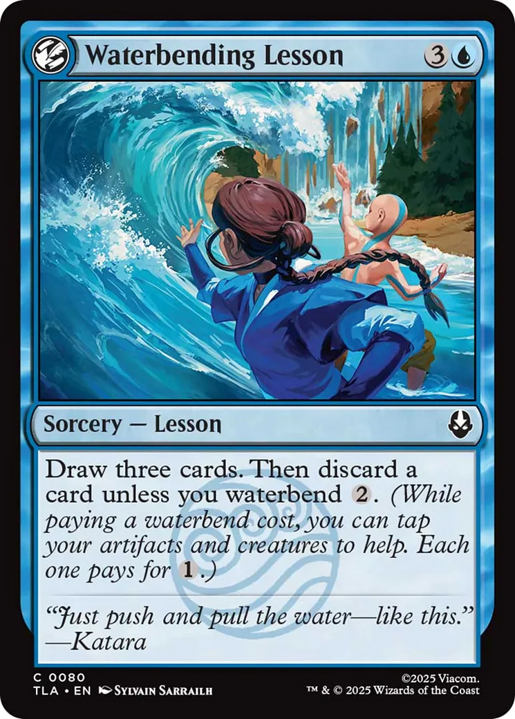 Leçon de maîtrise de l'Eau — Avatar: The Last Airbender — Magic: The Gathering