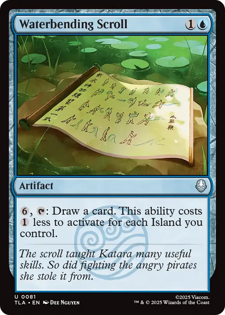 Waterbending Scroll — Avatar: The Last Airbender — Magic: The Gathering