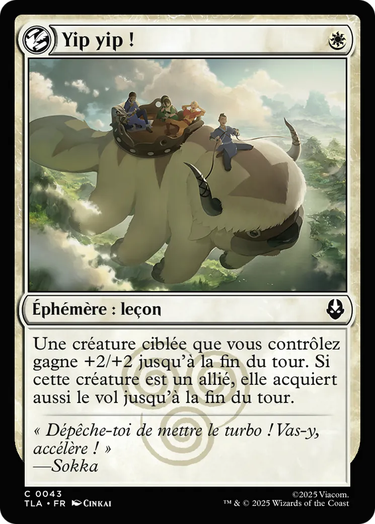 Yip yip ! — Avatar: The Last Airbender — Magic: The Gathering
