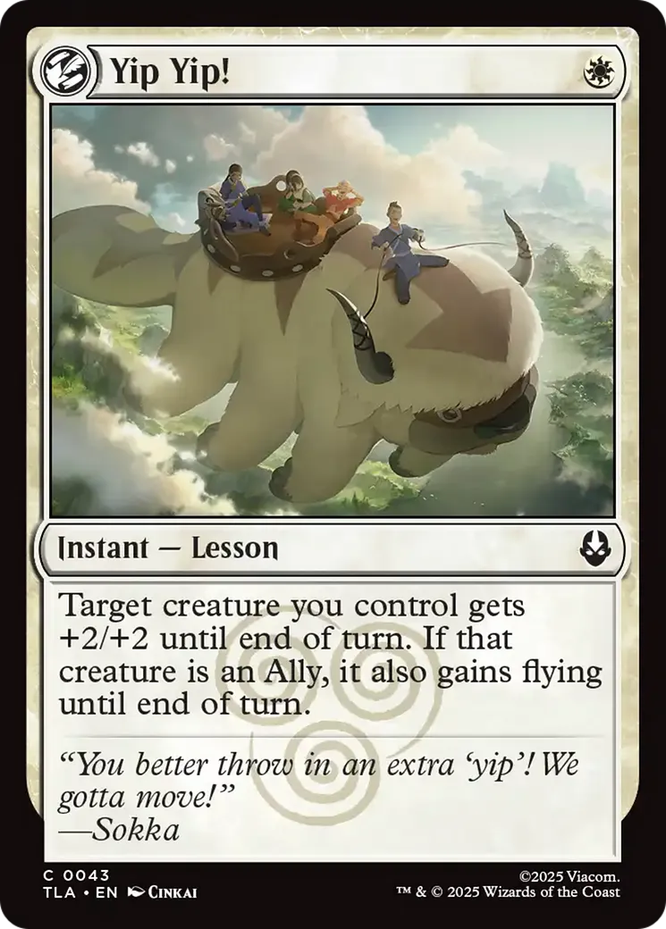 Yip Yip! — Avatar: The Last Airbender — Magic: The Gathering