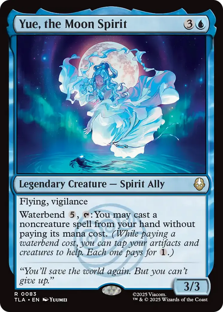 Yue, l'esprit de la Lune — Avatar: The Last Airbender — Magic: The Gathering