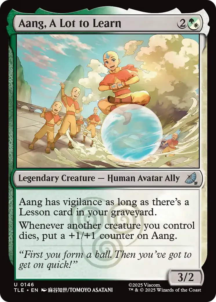 Aang, A Lot to Learn — Avatar: The Last Airbender Eternal — Magic: The Gathering