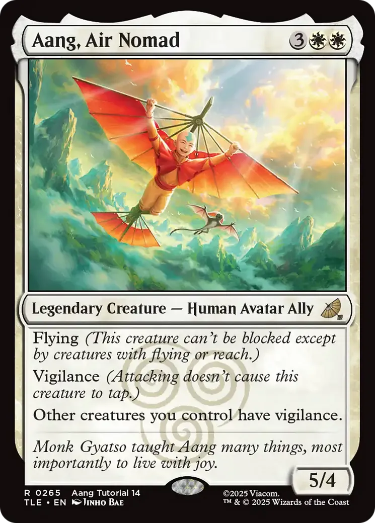Aang, Air Nomad — Avatar: The Last Airbender Eternal — Magic: The Gathering
