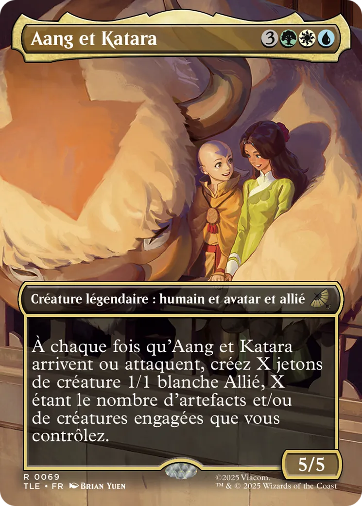 Aang et Katara — Avatar: The Last Airbender Eternal — Magic: The Gathering