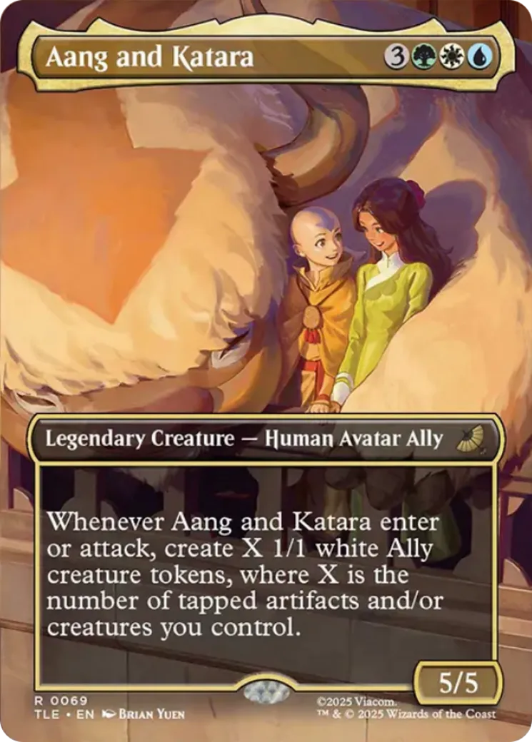 Aang and Katara — Avatar: The Last Airbender Eternal — Magic: The Gathering