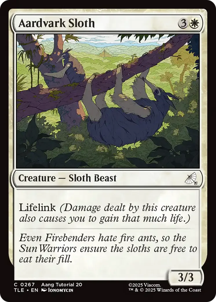 Oryctérope-paresseux — Avatar: The Last Airbender Eternal — Magic: The Gathering