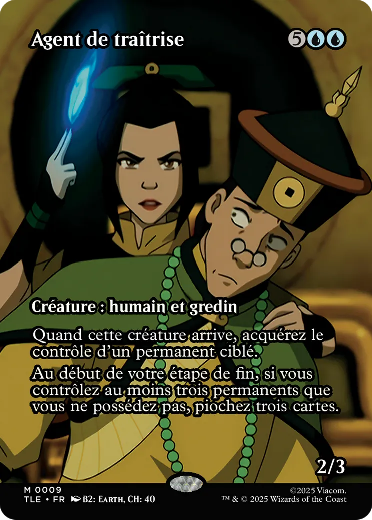 Agent de traîtrise — Avatar: The Last Airbender Eternal — Magic: The Gathering