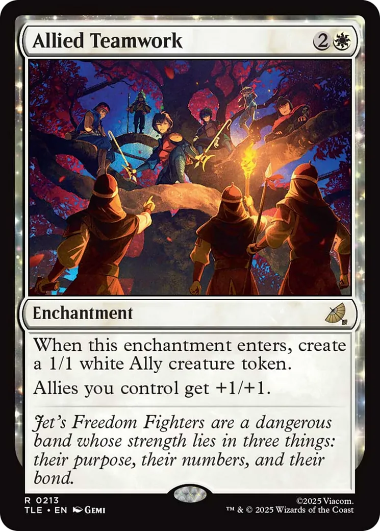 Allied Teamwork from Avatar: The Last Airbender Eternal - Magic: The Gathering