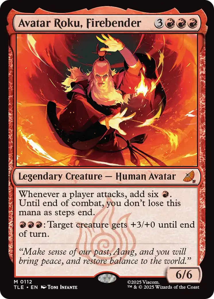 Avatar Roku, maître du Feu — Avatar: The Last Airbender Eternal — Magic: The Gathering