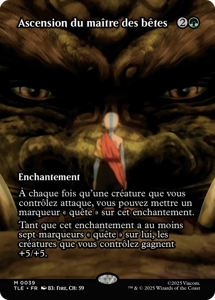 Ascension du maître des bêtes — Avatar: The Last Airbender Eternal — Magic: The Gathering
