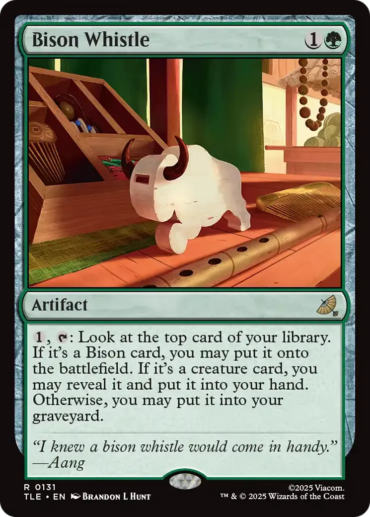 Appeau à bison — Avatar: The Last Airbender Eternal — Magic: The Gathering