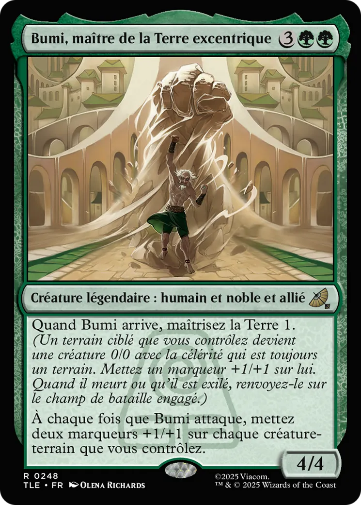 Bumi, maître de la Terre excentrique — Avatar: The Last Airbender Eternal — Magic: The Gathering