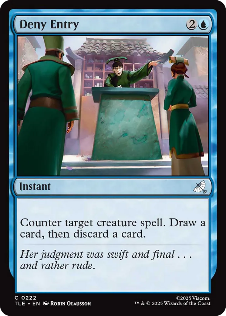 Deny Entry — Avatar: The Last Airbender Eternal — Magic: The Gathering