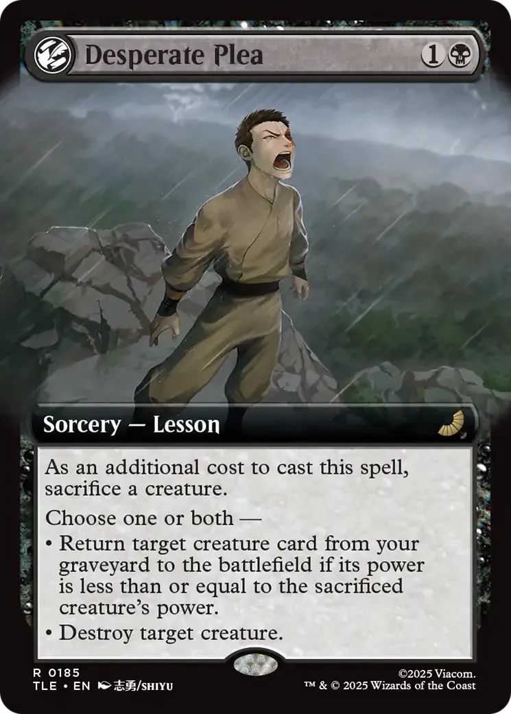 Desperate Plea — Avatar: The Last Airbender Eternal — Magic: The Gathering