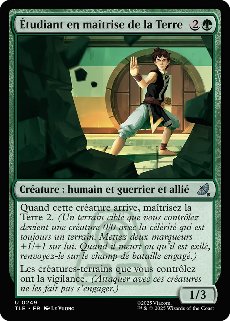 Étudiant en maîtrise de la Terre — Avatar: The Last Airbender Eternal — Magic: The Gathering