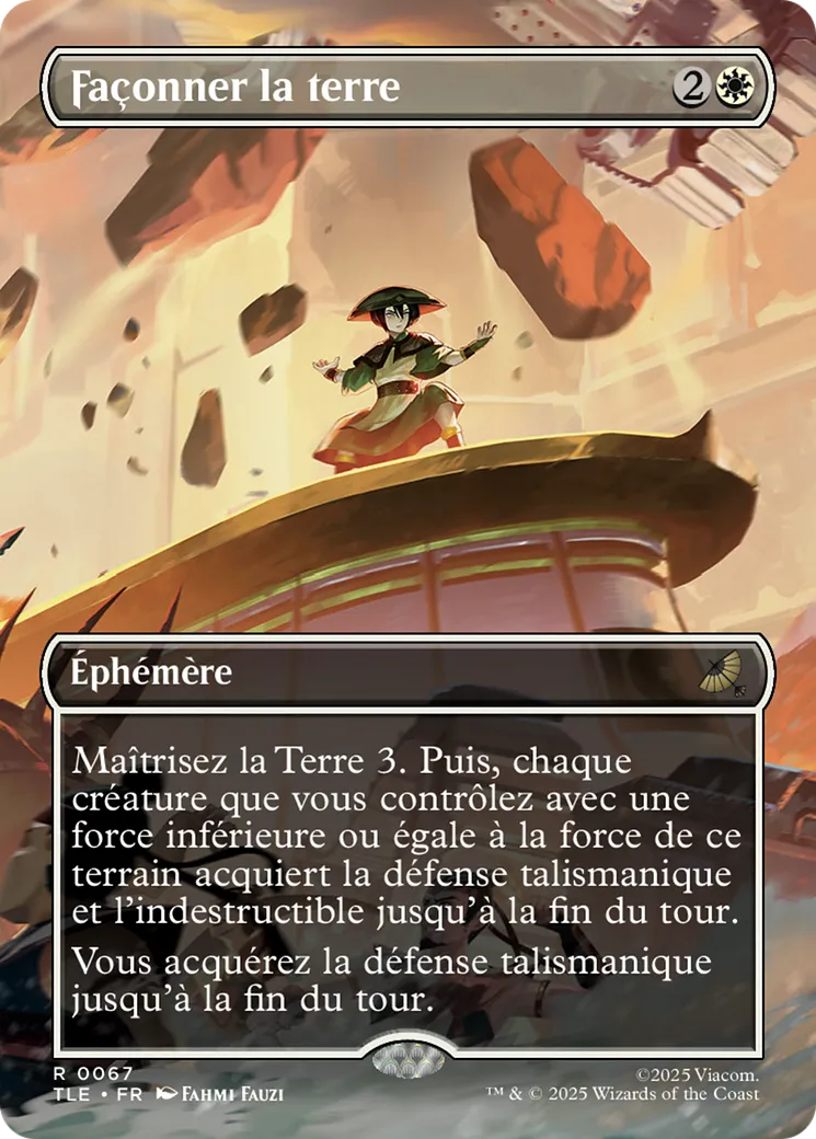 Façonner la terre — Avatar: The Last Airbender Eternal — Magic: The Gathering