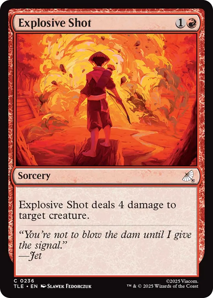 Explosive Shot from Avatar: The Last Airbender Eternal - Magic: The Gathering