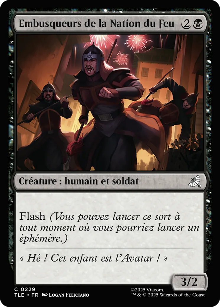 Embusqueurs de la Nation du Feu — Avatar: The Last Airbender Eternal — Magic: The Gathering