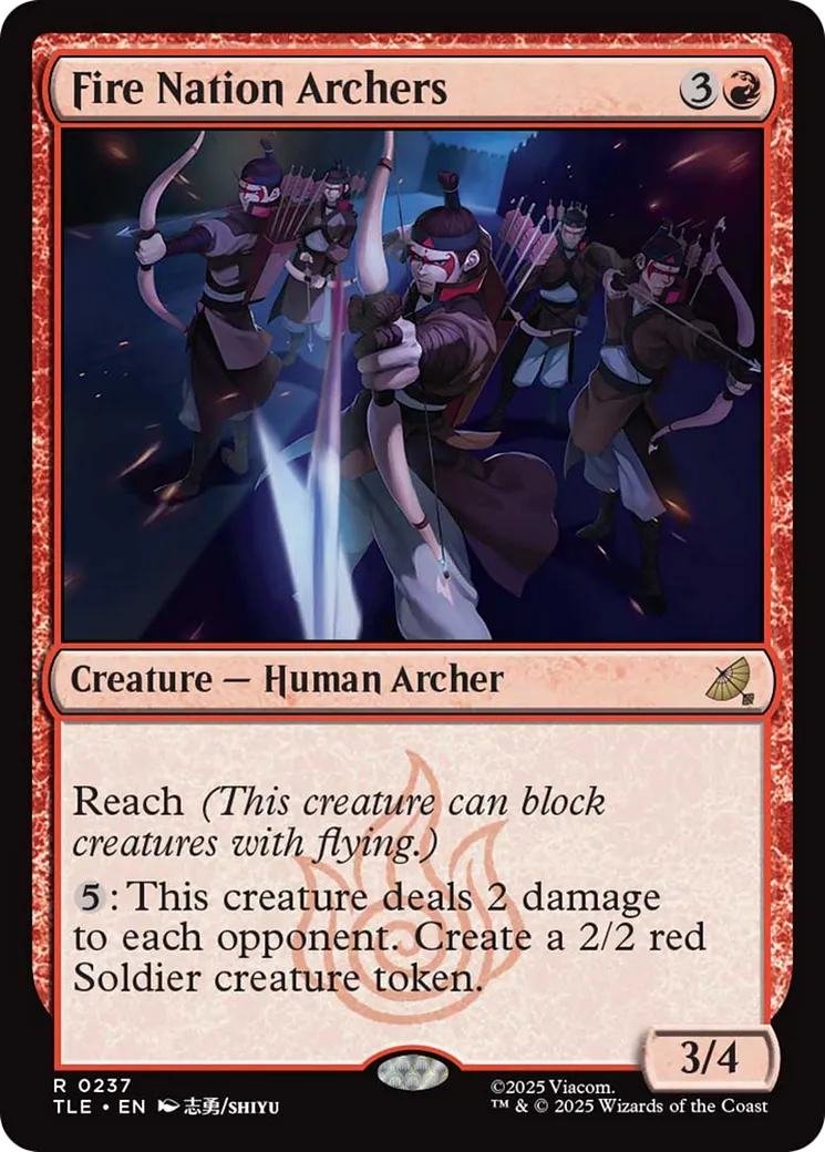 Fire Nation Archers — Avatar: The Last Airbender Eternal — Magic: The Gathering