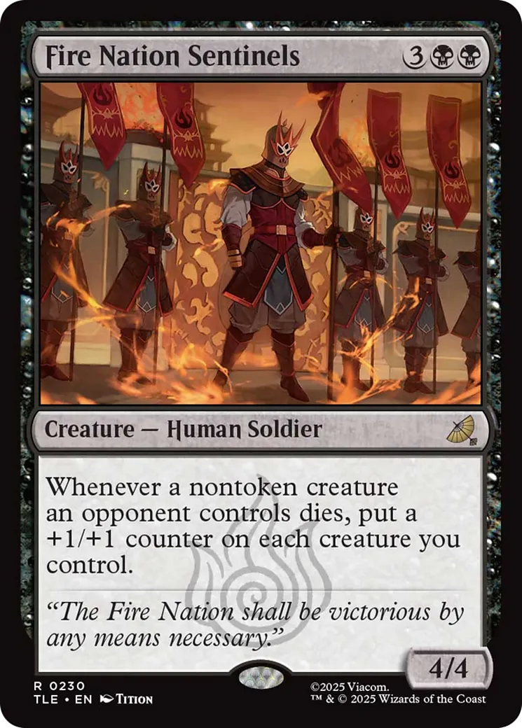 Fire Nation Sentinels — Avatar: The Last Airbender Eternal — Magic: The Gathering