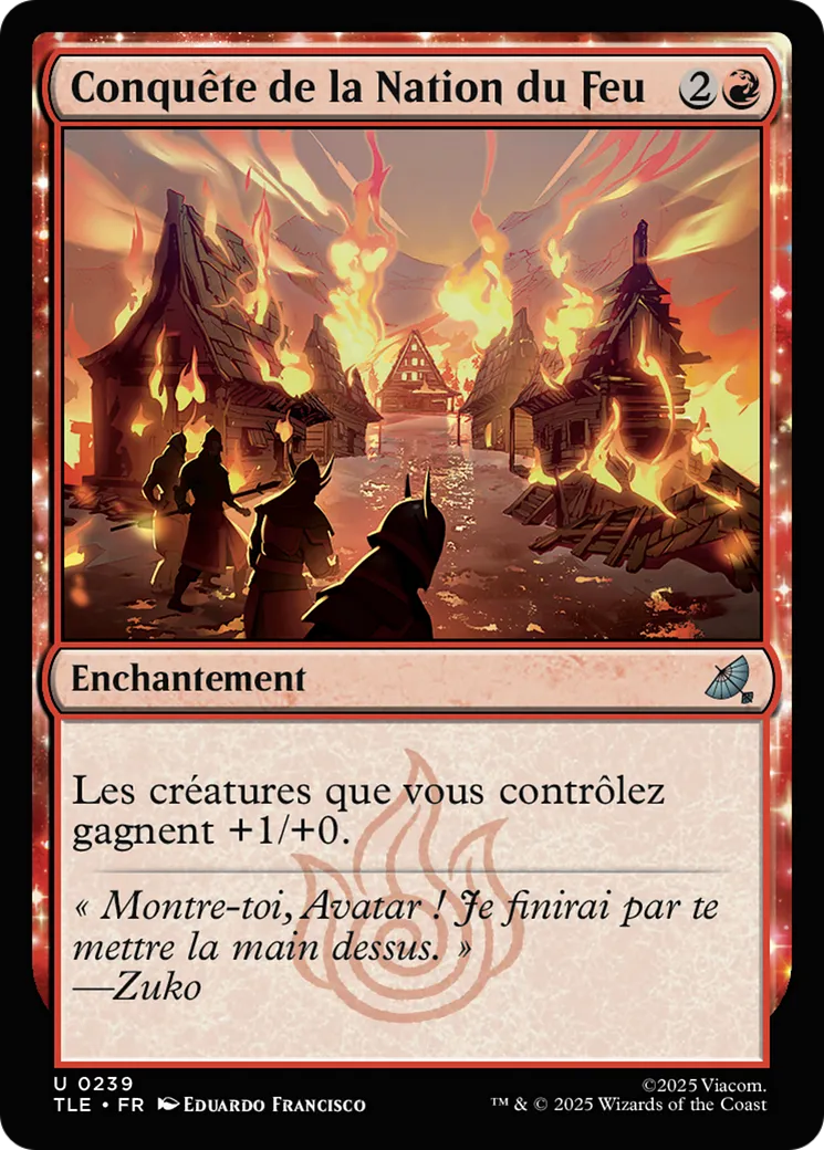 Conquête de la Nation du Feu — Avatar: The Last Airbender Eternal — Magic: The Gathering