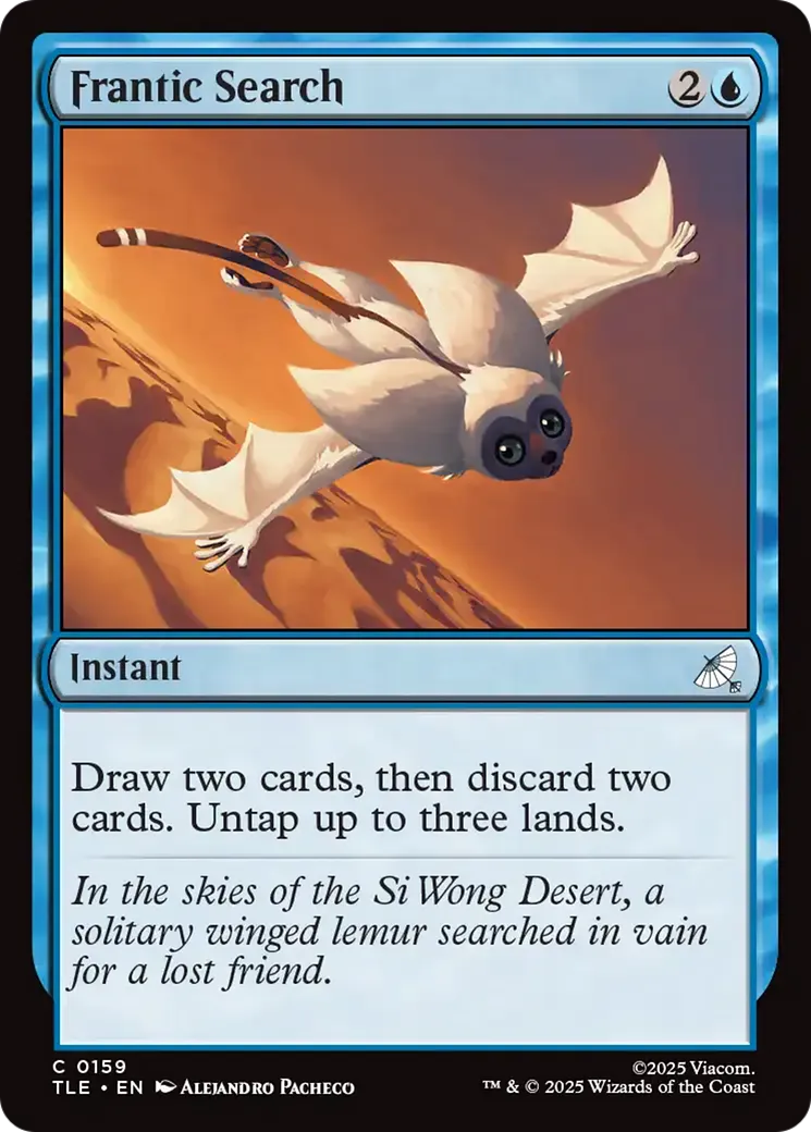 Frantic Search — Avatar: The Last Airbender Eternal — Magic: The Gathering
