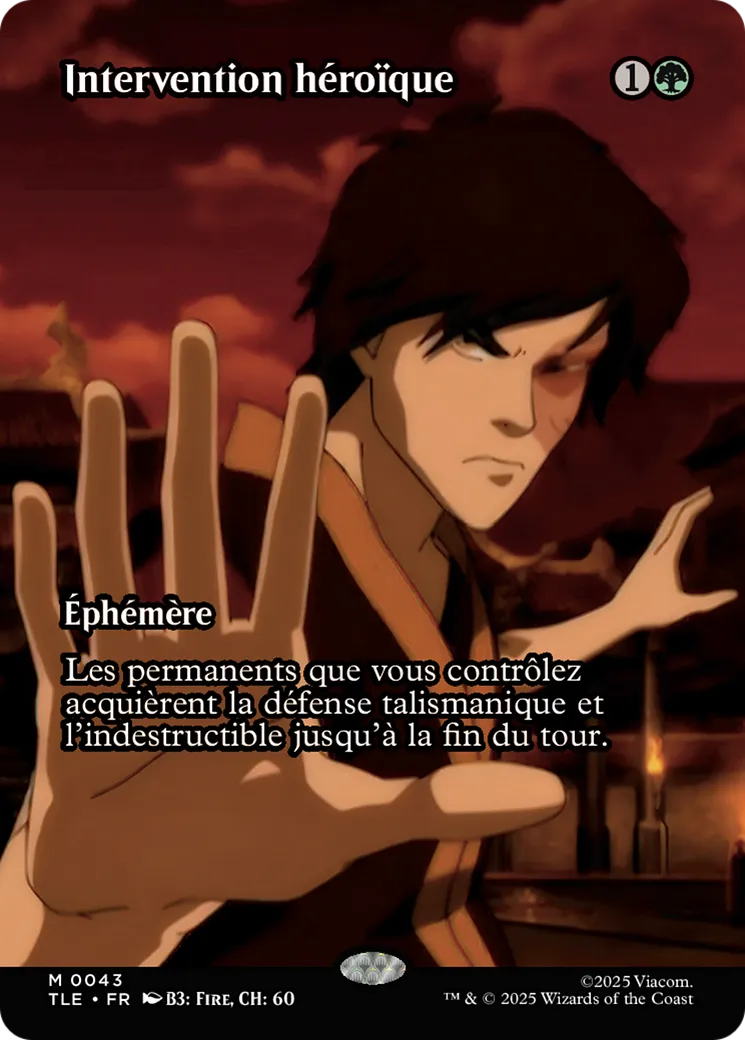 Intervention héroïque — Avatar: The Last Airbender Eternal — Magic: The Gathering