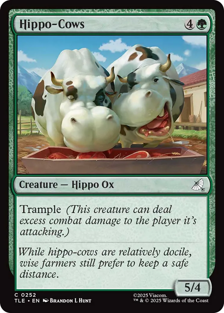 Hippo-Cows — Avatar: The Last Airbender Eternal — Magic: The Gathering