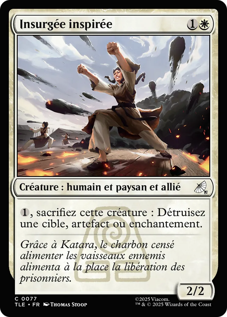 Insurgée inspirée — Avatar: The Last Airbender Eternal — Magic: The Gathering