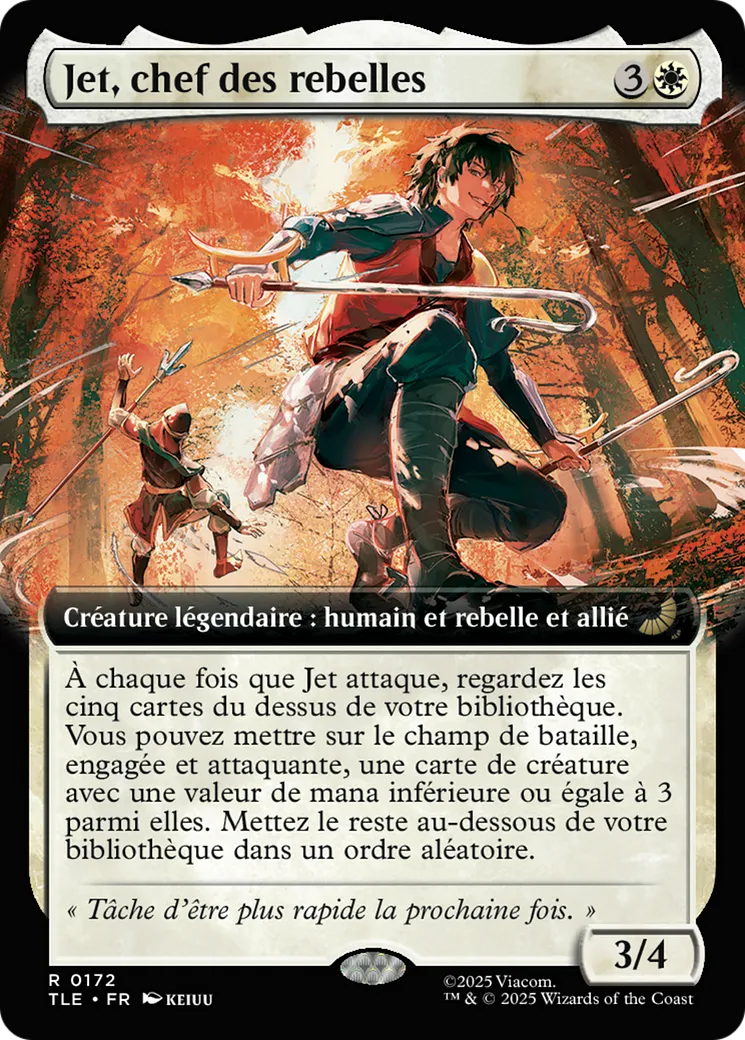 Jet, chef des rebelles — Avatar: The Last Airbender Eternal — Magic: The Gathering