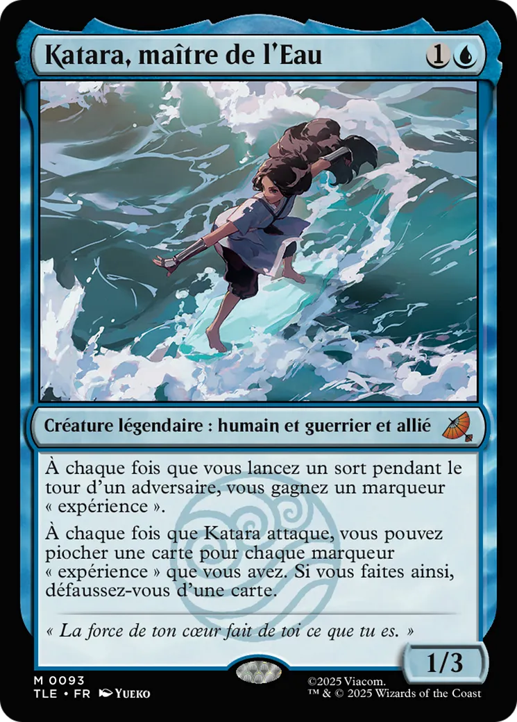 Katara, maître de l'Eau — Avatar: The Last Airbender Eternal — Magic: The Gathering