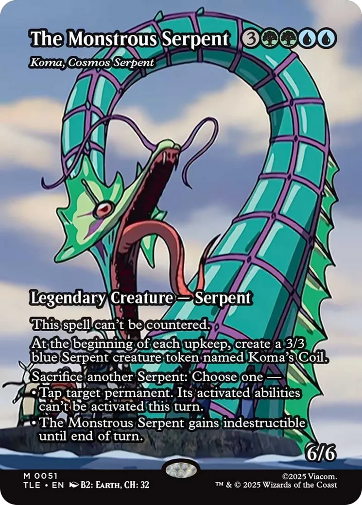 Koma, Cosmos Serpent — Avatar: The Last Airbender Eternal — Magic: The Gathering