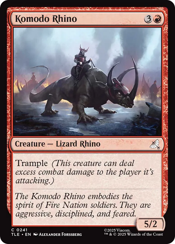 Rhino komodo — Avatar: The Last Airbender Eternal — Magic: The Gathering