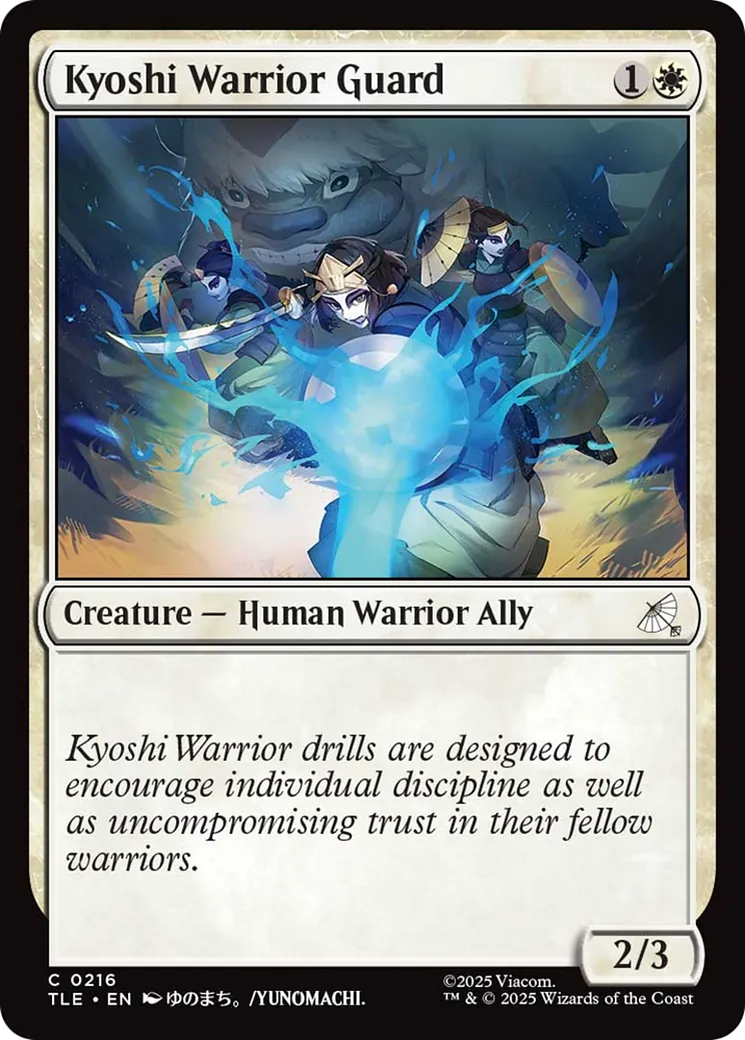 Garde de guerrières kyoshi — Avatar: The Last Airbender Eternal — Magic: The Gathering