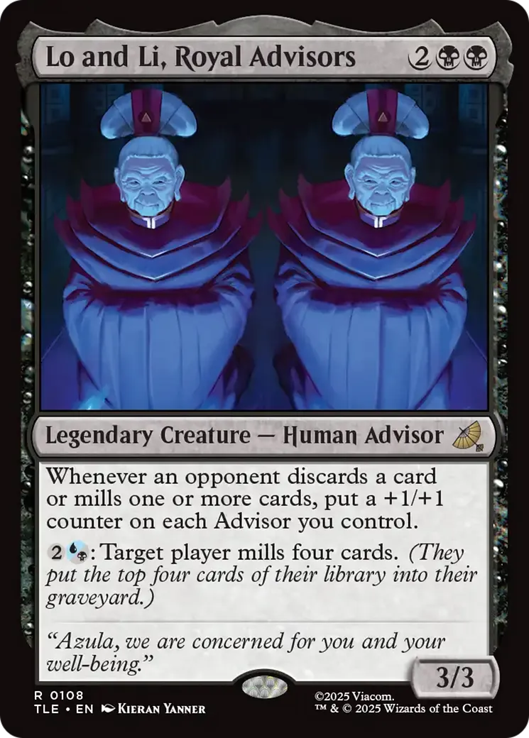 Lo et Li, conseillères royales — Avatar: The Last Airbender Eternal — Magic: The Gathering