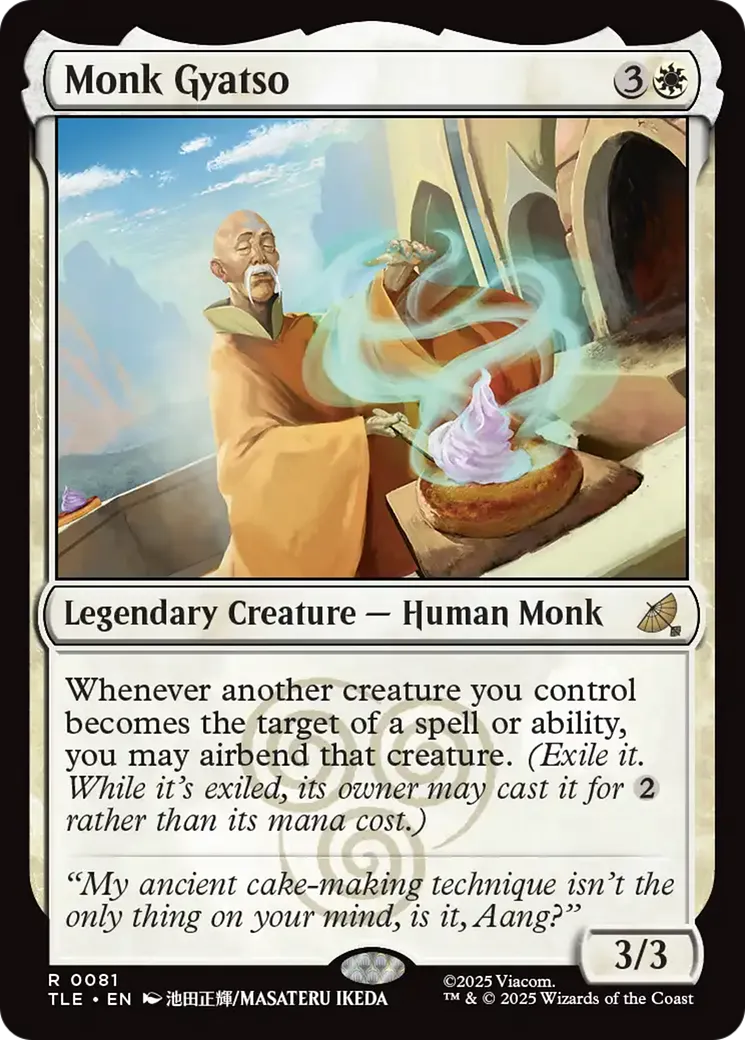 Monk Gyatso — Avatar: The Last Airbender Eternal — Magic: The Gathering