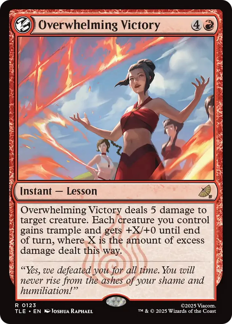 Overwhelming Victory — Avatar: The Last Airbender Eternal — Magic: The Gathering