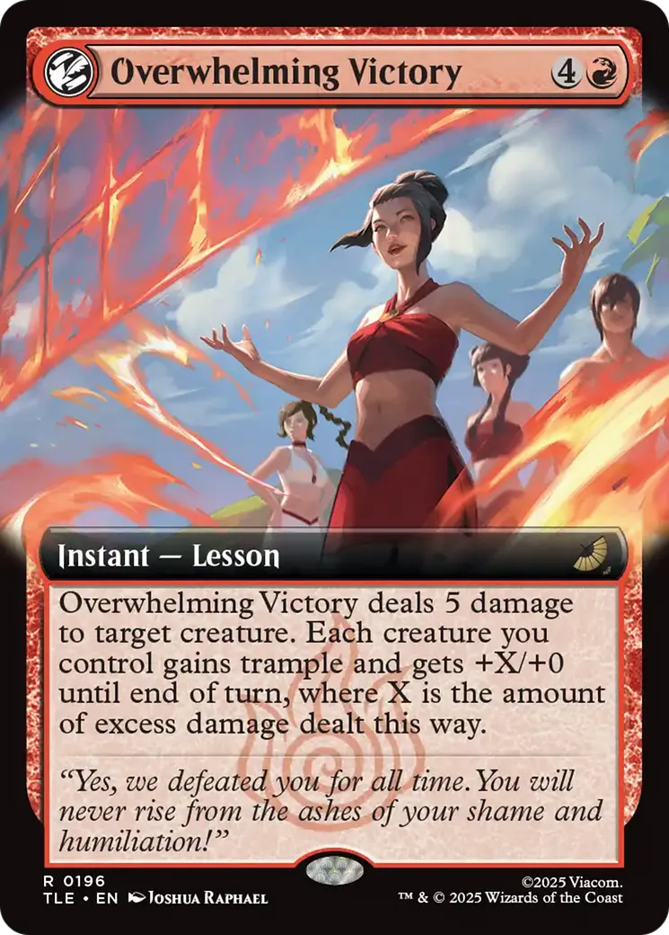 Overwhelming Victory — Avatar: The Last Airbender Eternal — Magic: The Gathering