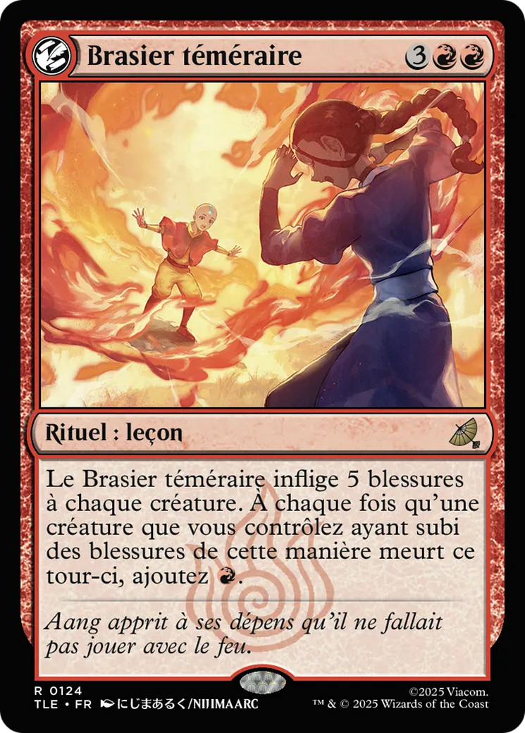 Brasier téméraire — Avatar: The Last Airbender Eternal — Magic: The Gathering
