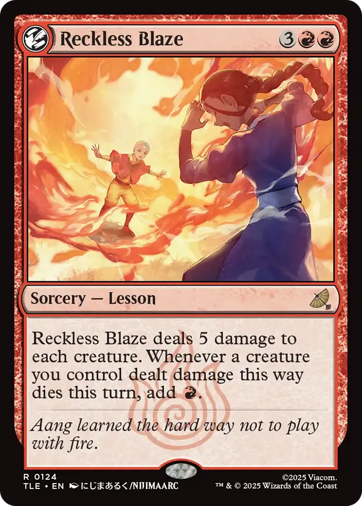 Reckless Blaze — Avatar: The Last Airbender Eternal — Magic: The Gathering