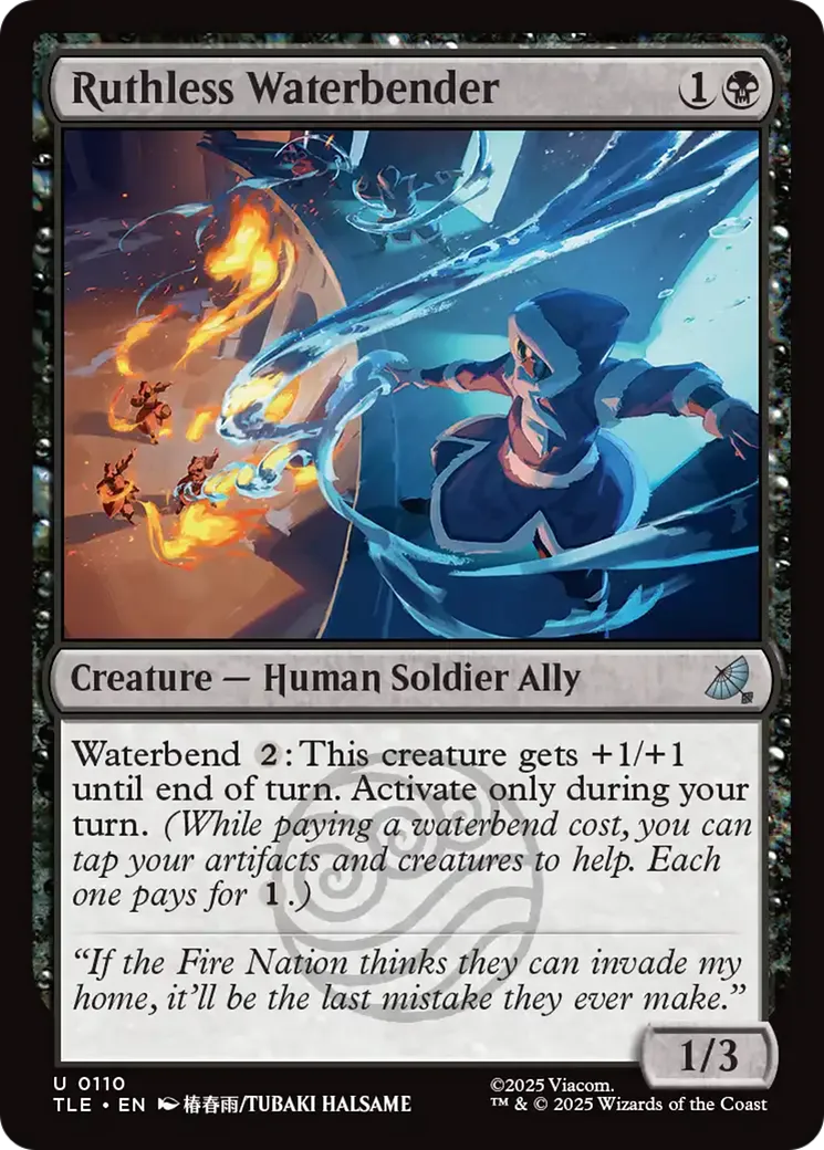 Maître de l'Eau impitoyable — Avatar: The Last Airbender Eternal — Magic: The Gathering