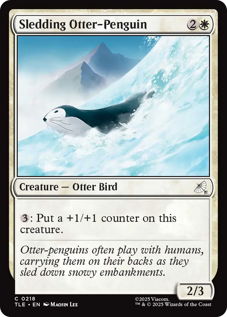 Sledding Otter-Penguin — Avatar: The Last Airbender Eternal — Magic: The Gathering
