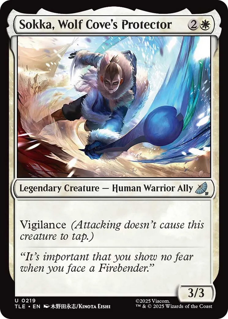 Sokka, Wolf Cove's Protector — Avatar: The Last Airbender Eternal — Magic: The Gathering